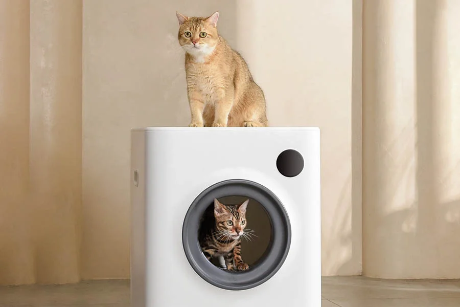 self cleaning cat litter boxes for multiple cats